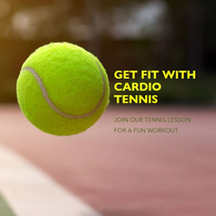 2025 Spring Adult Cardio Class, 9-week Cardio Tennis (no beginners please)